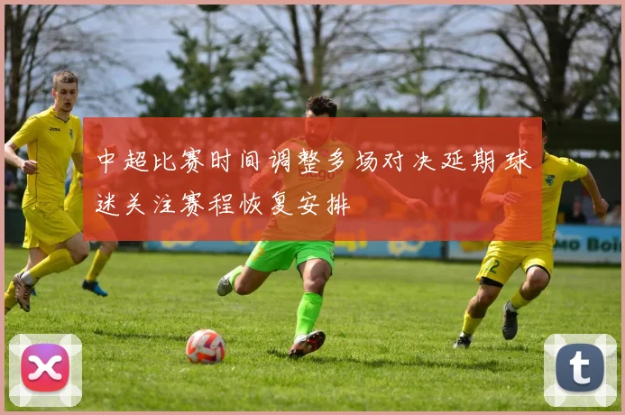 中超比赛时间调整多场对决延期 球迷关注赛程恢复安排